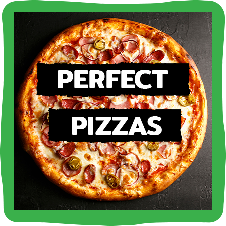 Take a look of our perfect pizzas!